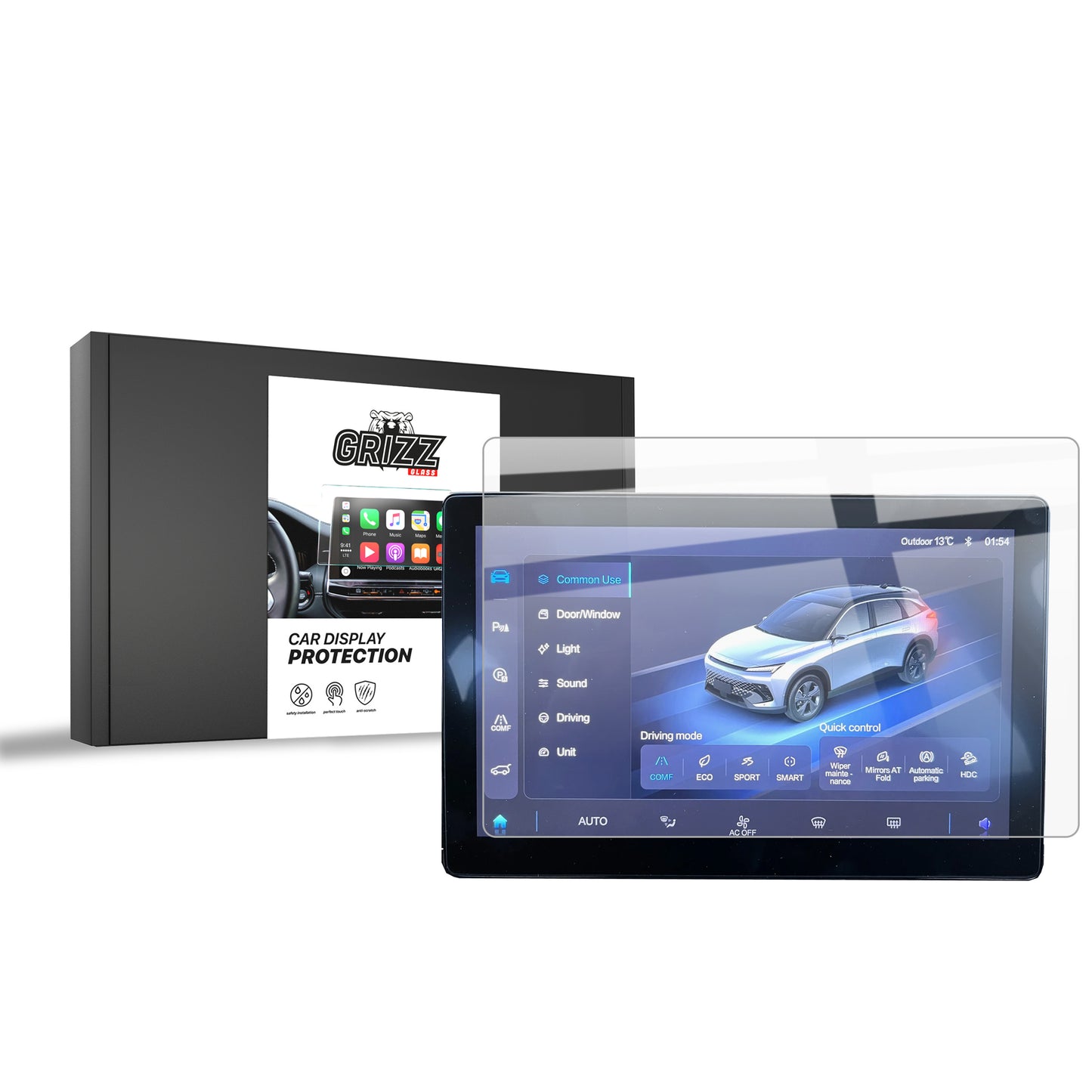 Ceramic screen film BAIC BEIJING 5 10.1" (2023-2025) Grizz