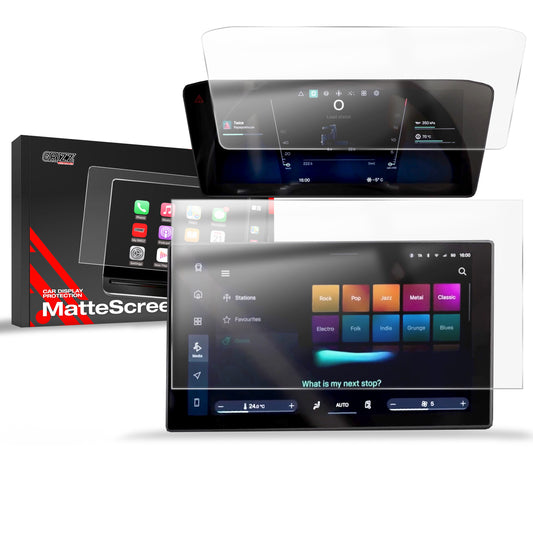 Anti-fingerprint screen film Scania P 12,9" (2024-2025) Matte Grizz 2in1