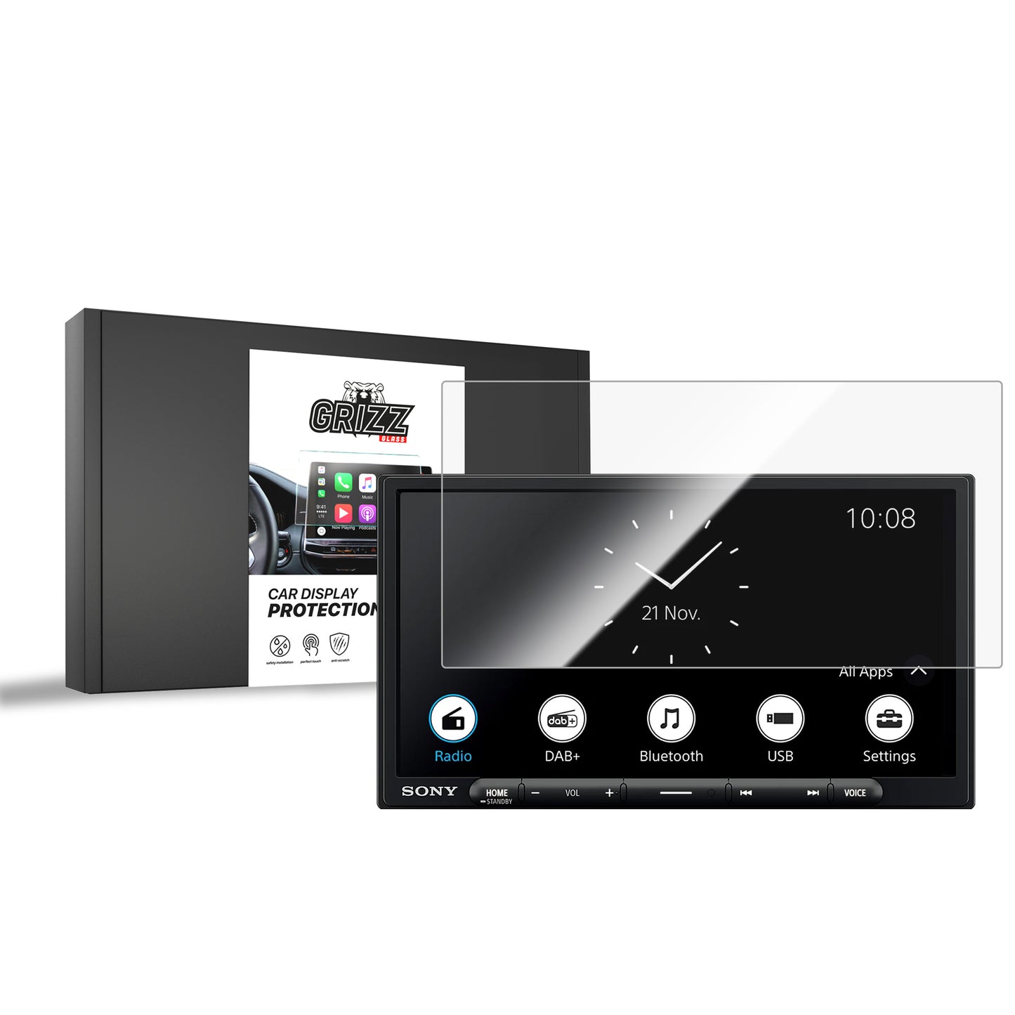 Ceramic screen film Sony XAV-AX4050 6,95" 2DIN Grizz