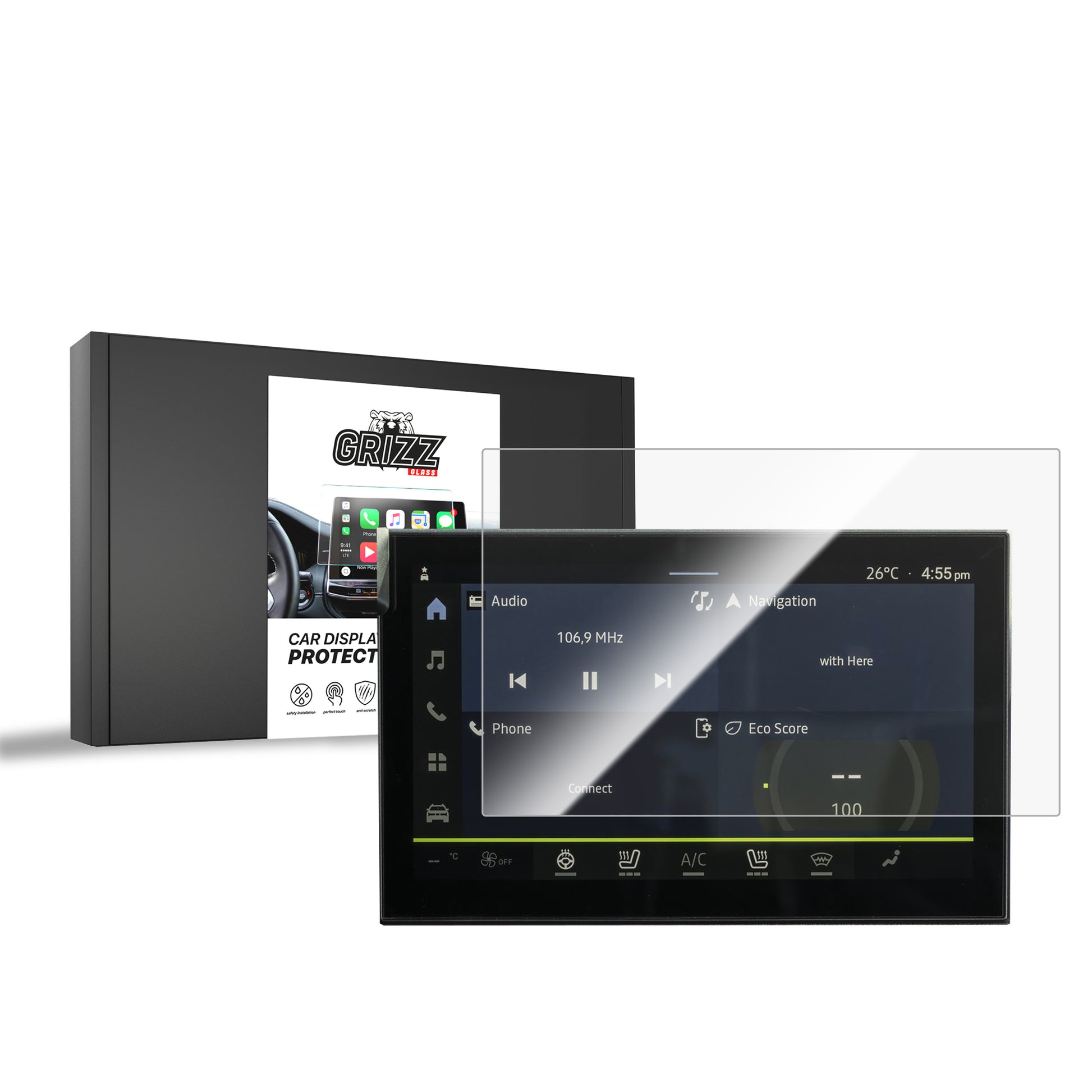 Ceramic screen film Dacia Bigster 10" (2025) Grizz