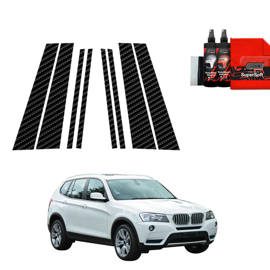8in1 Carbon film for pillars for BMW X3 F25 (2010-2014)