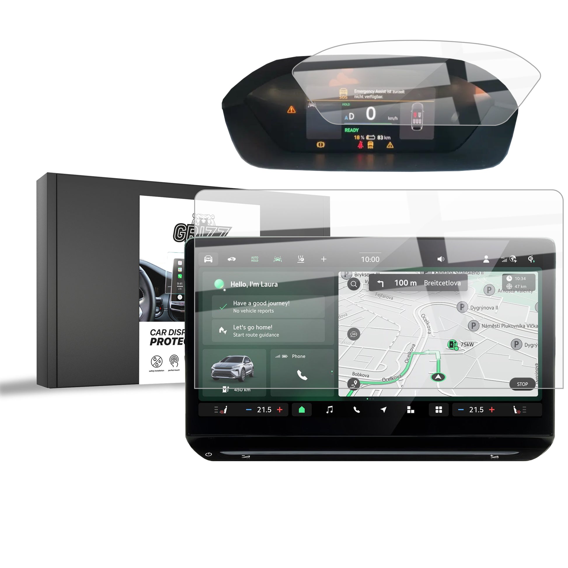 Ceramic screen film Skoda Elroq 13" (2025) Grizz 2in1