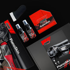 3in1 Grizz protective interior film Audi Q7 (2018-2025) Panel Centralny Anti-fingerprint PianoSkin