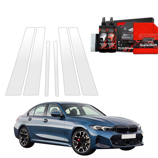 6in1 Protective film for pillars for BMW 3 Sedan (2025)