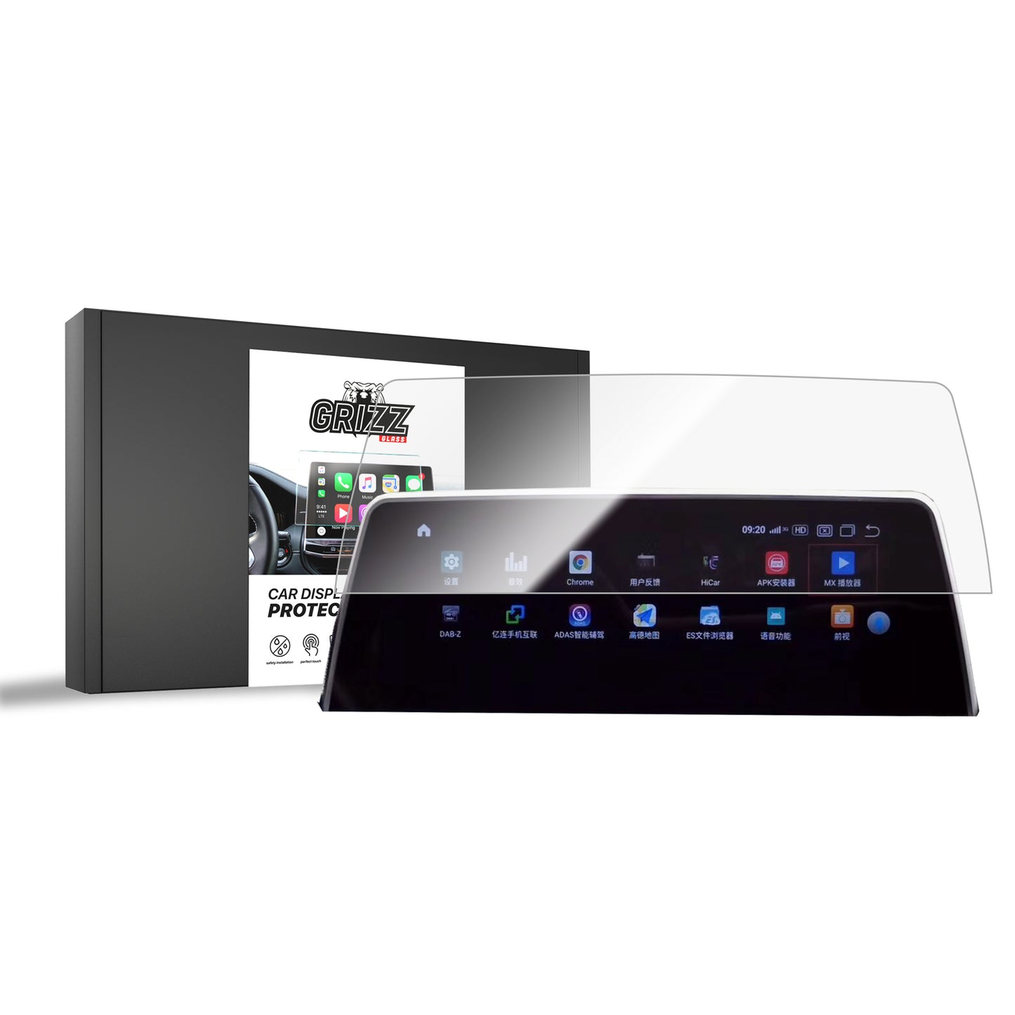 Ceramic screen film BMW 7 G11 G12 10,25" (2015-2023) Grizz