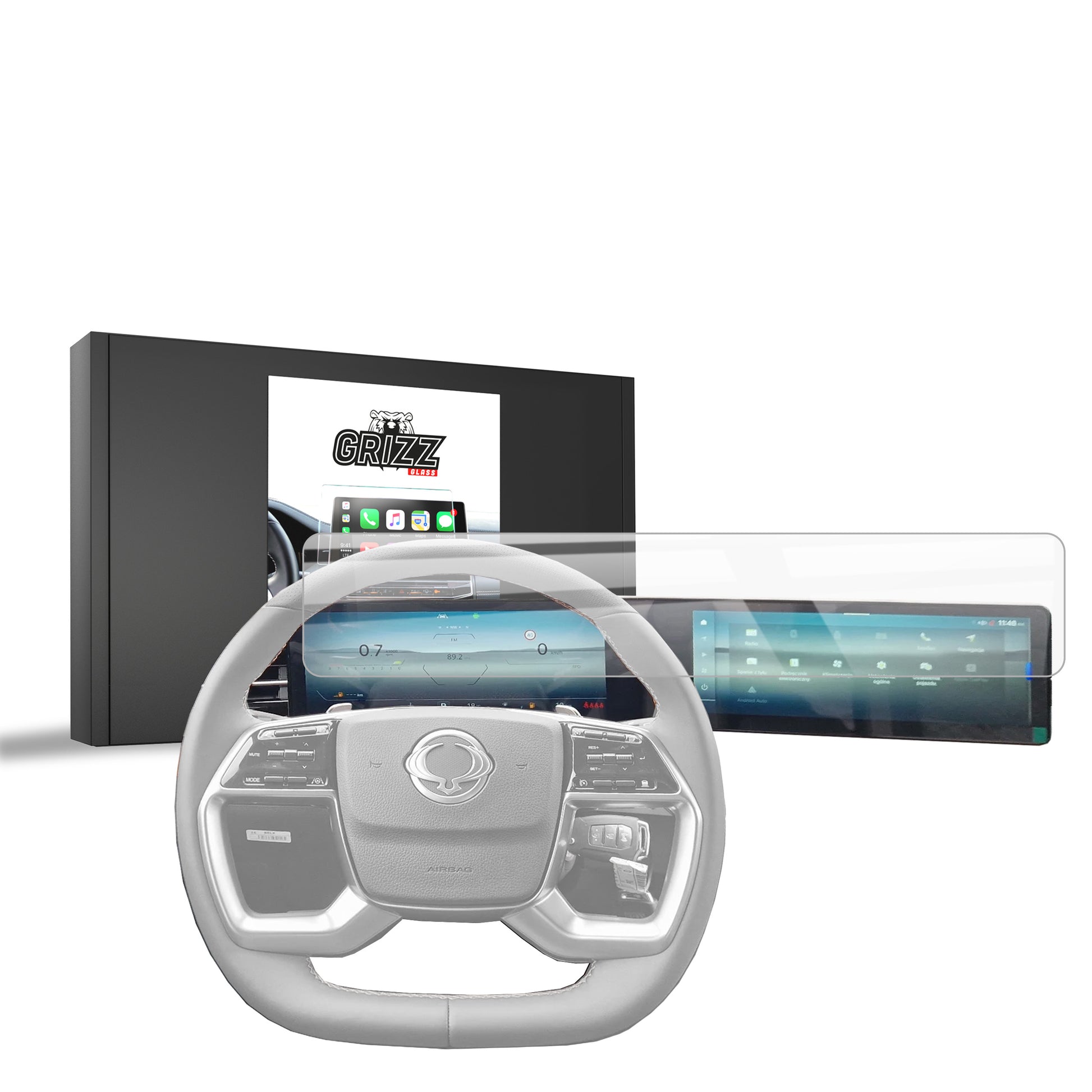 Ceramic screen film SsangYong Torres 12,3" (2024-2025) Grizz