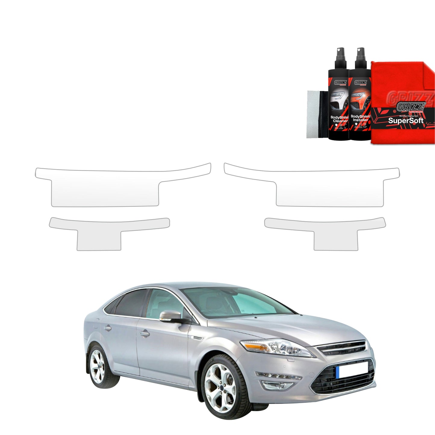 4in1 Protective film for sills for Ford Mondeo Mk4 Sedan (2007-2014)