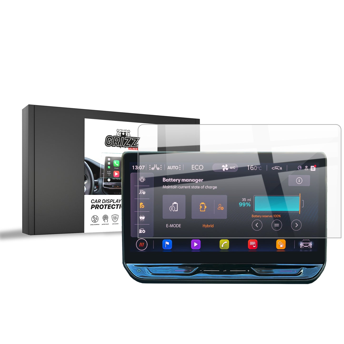 Ceramic screen film Cupra Terramar 12,9‚Äú (2024-2025) Grizz