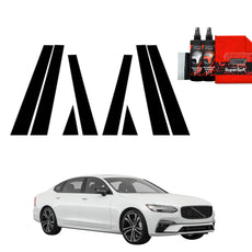 8w1 Black film for pillars for Volvo S90 Sedan 5D (2016-2020)