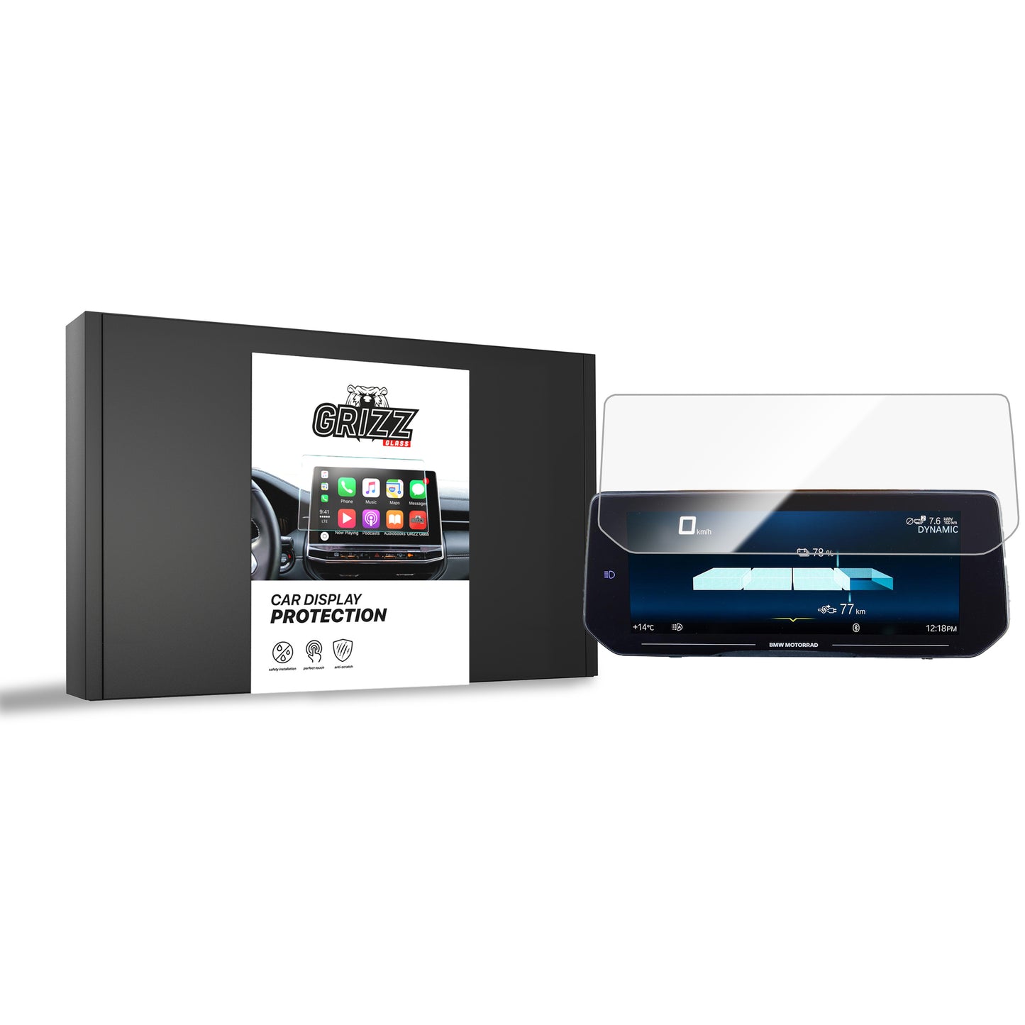 Ceramic screen film BMW R 1250 RT 10,25" TFT (2021-2025) Grizz