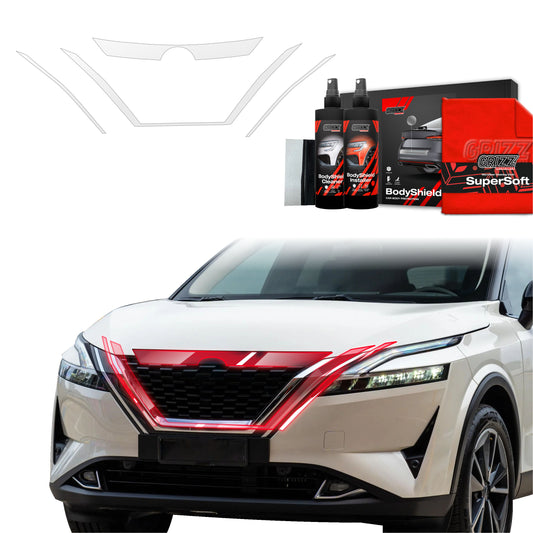 4in1 Protective film for pillars for Nissan Qashqai 3 (2021-2024)