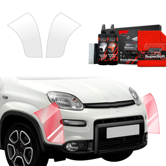 2in1 Protective film for bumper for Fiat Panda (2020-2025)