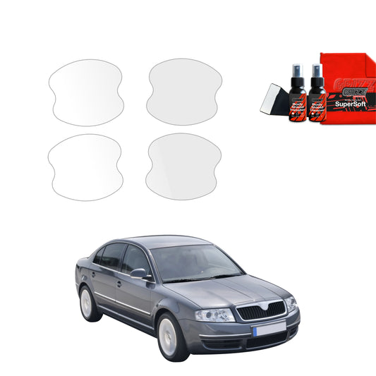 4in1 Protective film under door handles for Skoda Superb (2001-2008)