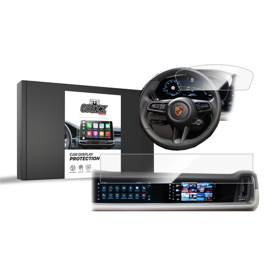 Ceramic screen film Porsche Panamera 3 12.3" + 10.9‚Äú (2024-2025) Grizz 2in1