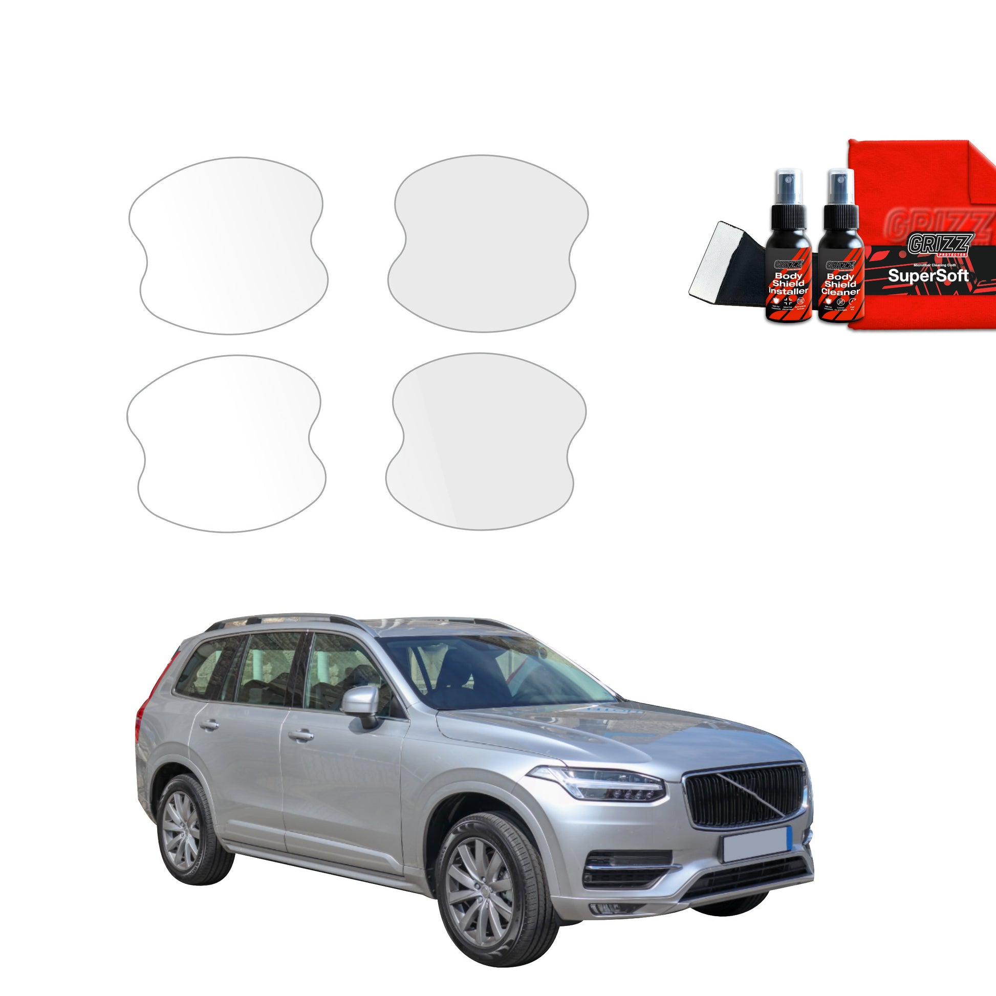 4in1 Protective film under door handles for Volvo XC90 (2014-2024)