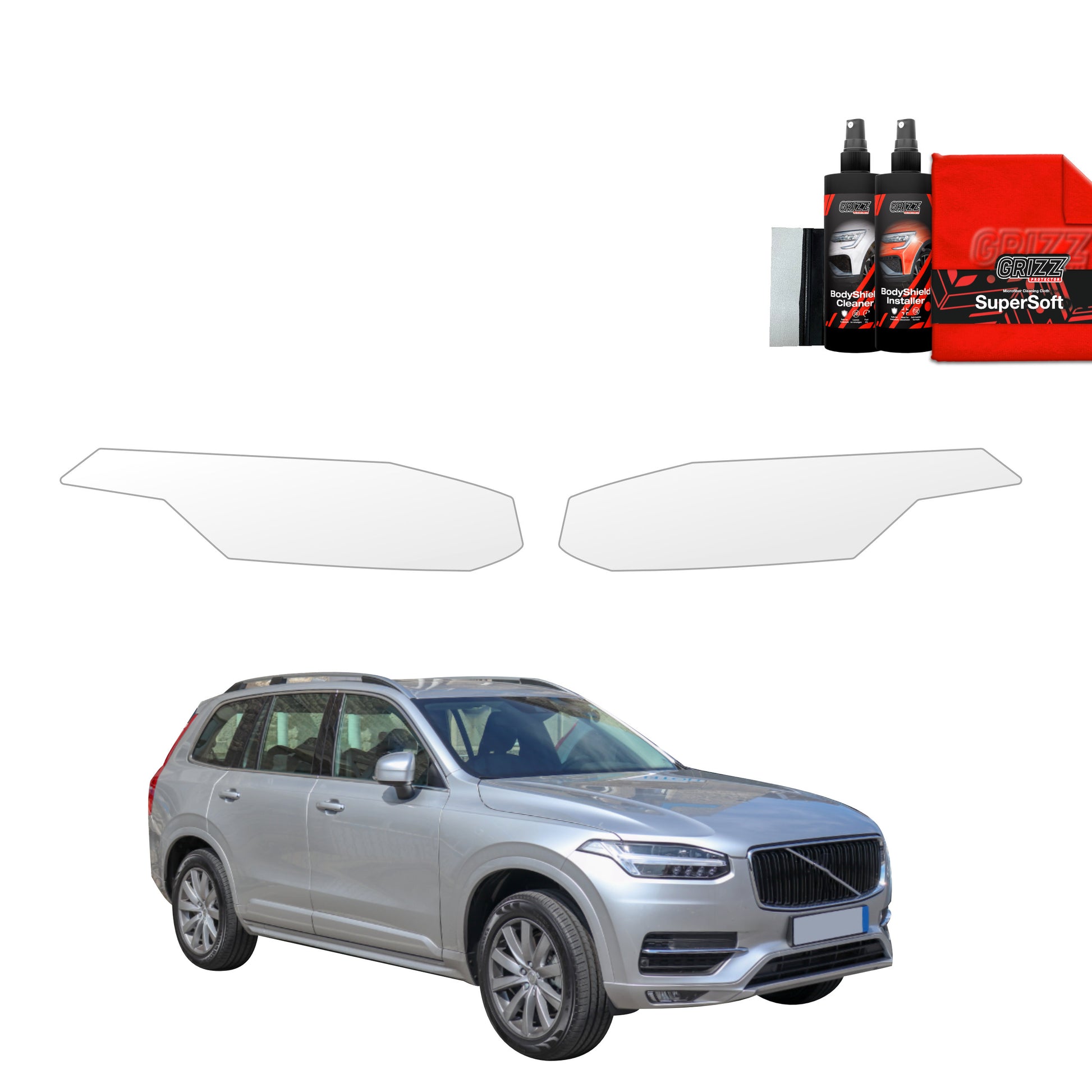 2in1 Protective film for lights for Volvo XC90 (2014-2024)