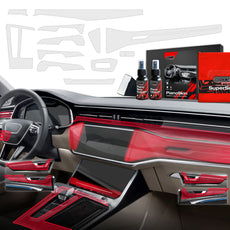 12in1 Grizz protective interior film Audi A6 C8 (2018-2024) Anti-fingerprint PianoSkin