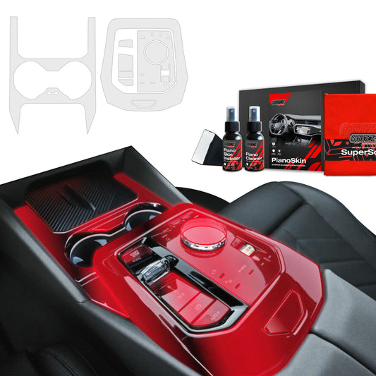 2in1 Grizz protective interior film BMW 5 G60 (2023-2025) Anti-fingerprint PianoSkin