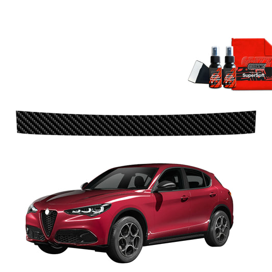 Carbon film for trunk threshold for Alfa Romeo Stelvio (2023-2025)