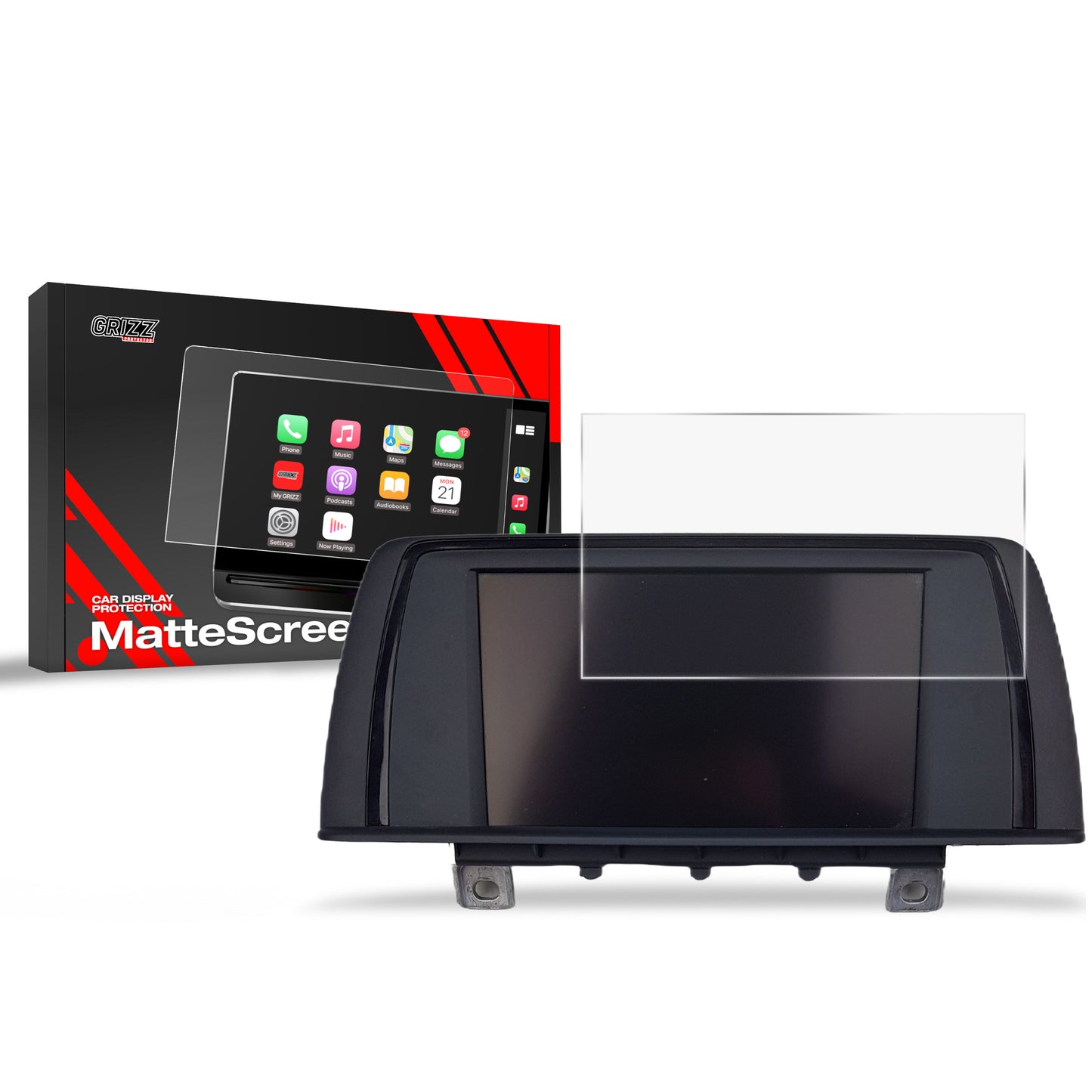 Anti-fingerprint screen film BMW 3 F30 6.5" (2014-2019) Matte Grizz