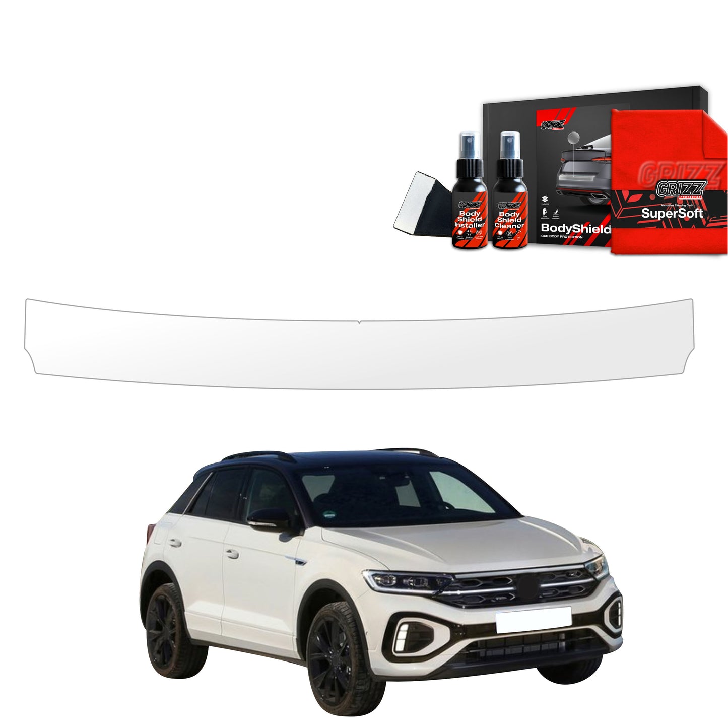 Protective film for trunk threshold for Volkswagen VW T-Roc (2021-2025)
