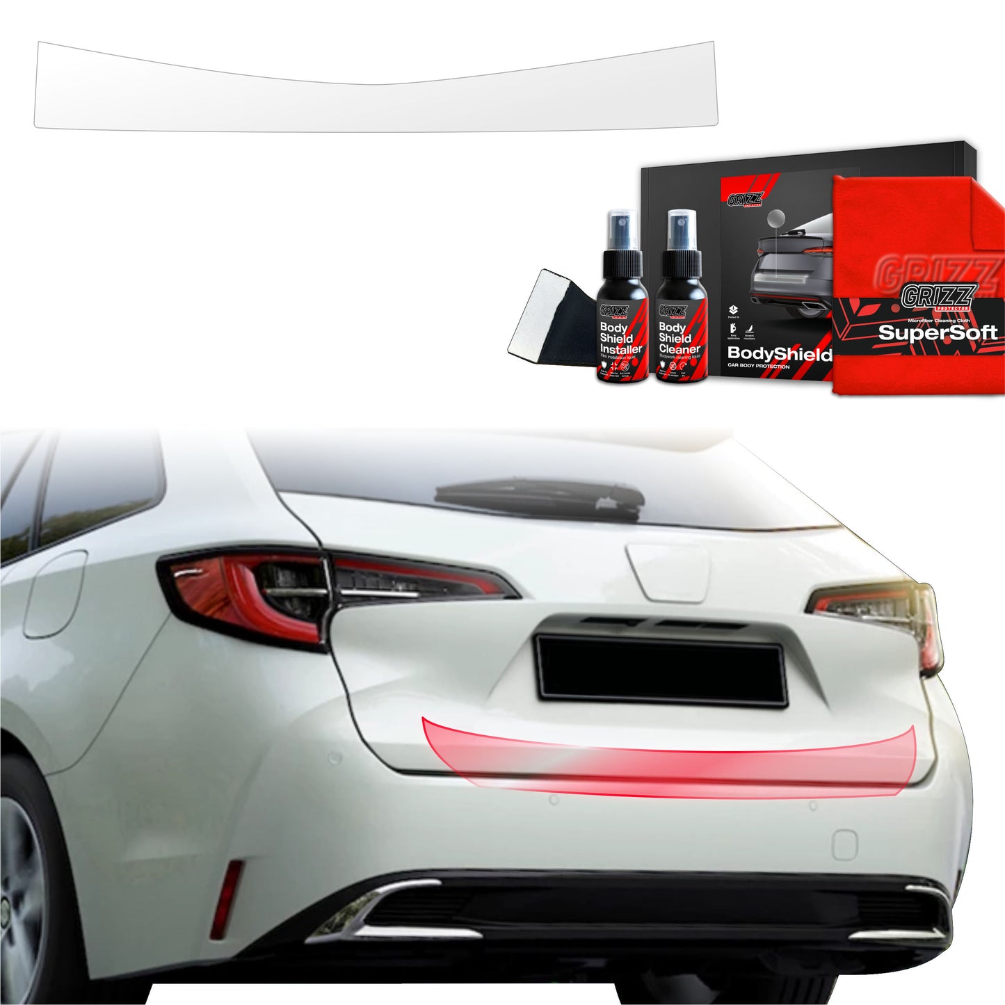 Protective film for trunk threshold for Toyota Corolla Kombi Facelift (2022-2025)