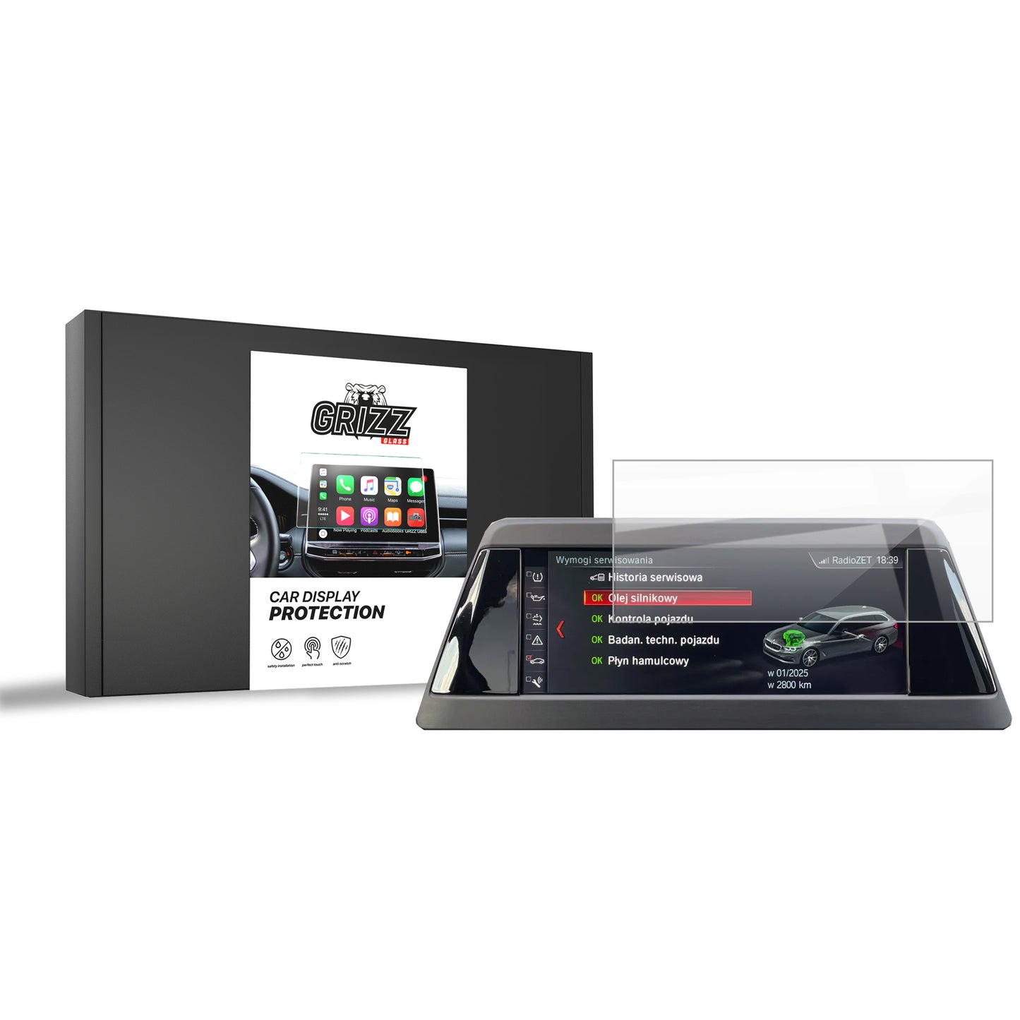 Ceramic screen film BMW 5 G30 8,8" (2017-2020) Grizz