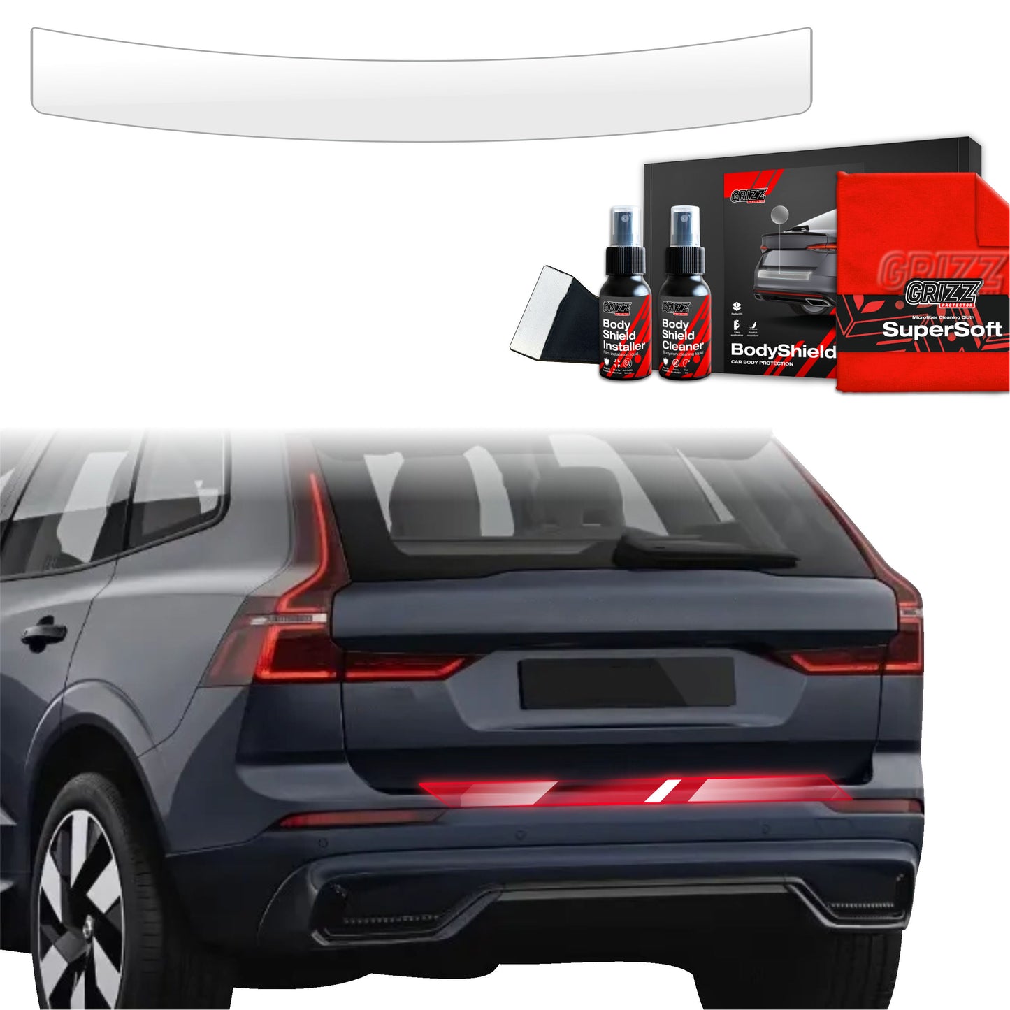 Protective film for trunk threshold for Volvo XC60 2 (2022-2025)