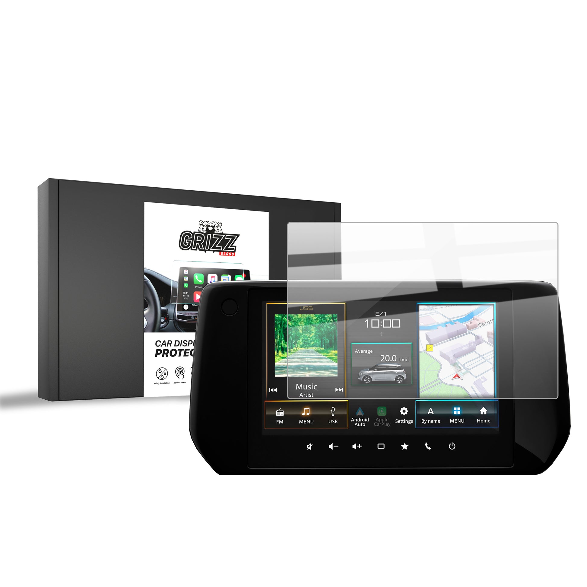 Ceramic screen film Suzuki Swift 7 9" (2024-2025) Grizz