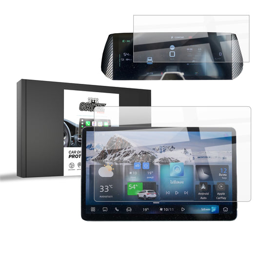 2in1 Ceramic screen film MG S5 EV 12,8" (2025) Grizz