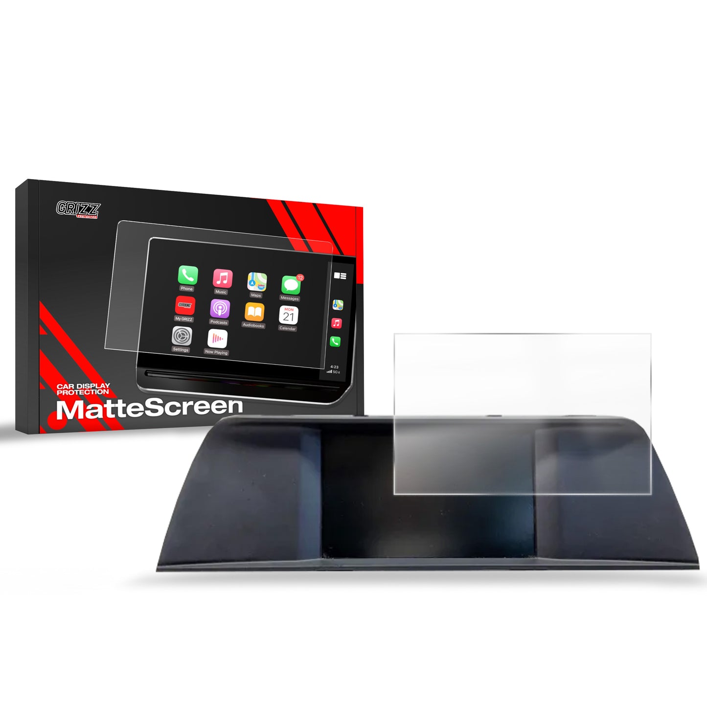 Anti-fingerprint screen film BMW 5 F10 F11 6.5" (2010-2013) Matte Grizz