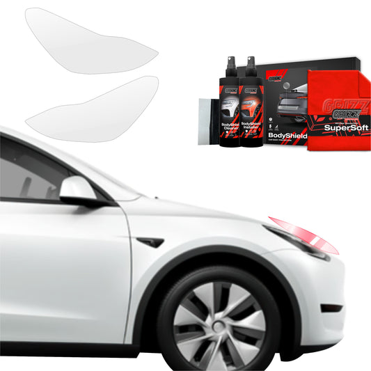 2in1 Protective film for lights for Tesla Model Y (2020-2024)