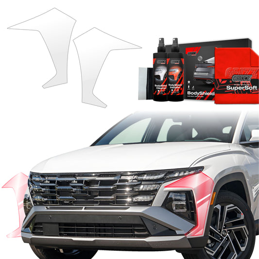 2in1 Protective film for bumper for Hyundai Tucson Facelift (2024-2025)