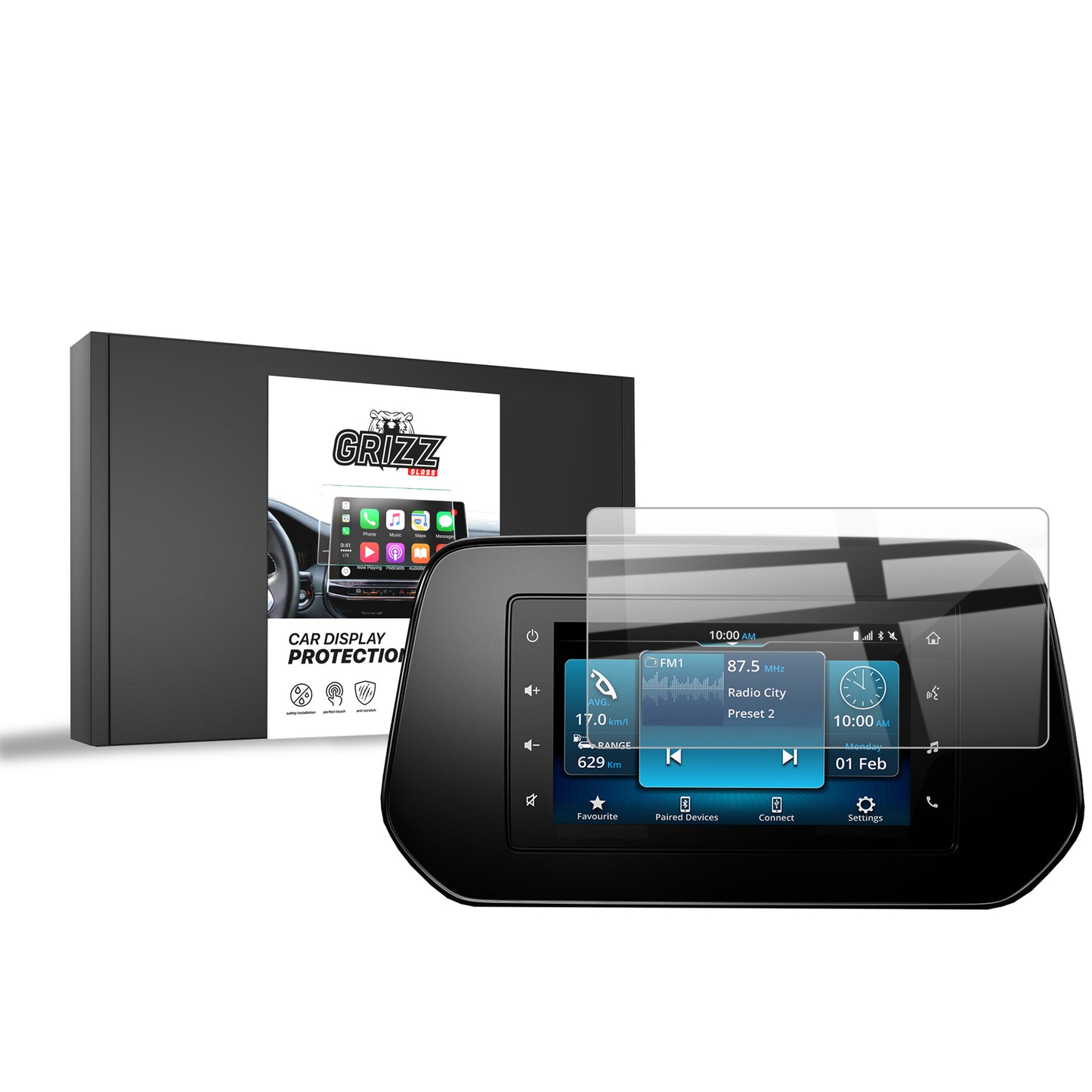 Ceramic screen film Suzuki S-Cross 7" (2022-2025) Grizz