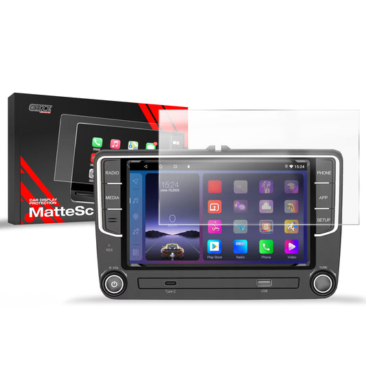 Anti-fingerprint screen film Android Radio 2DIN 7" Volkswagen VW Skoda Seat Matte Grizz