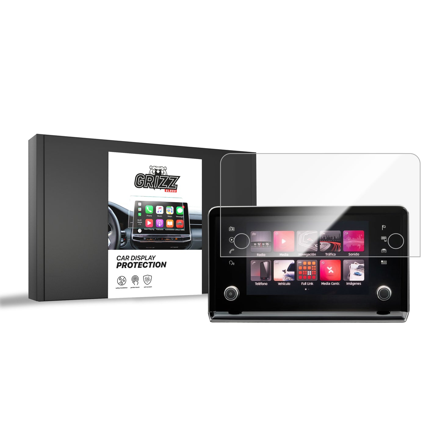 Ceramic screen film Seat Tarraco 8" (2019-2025) Grizz
