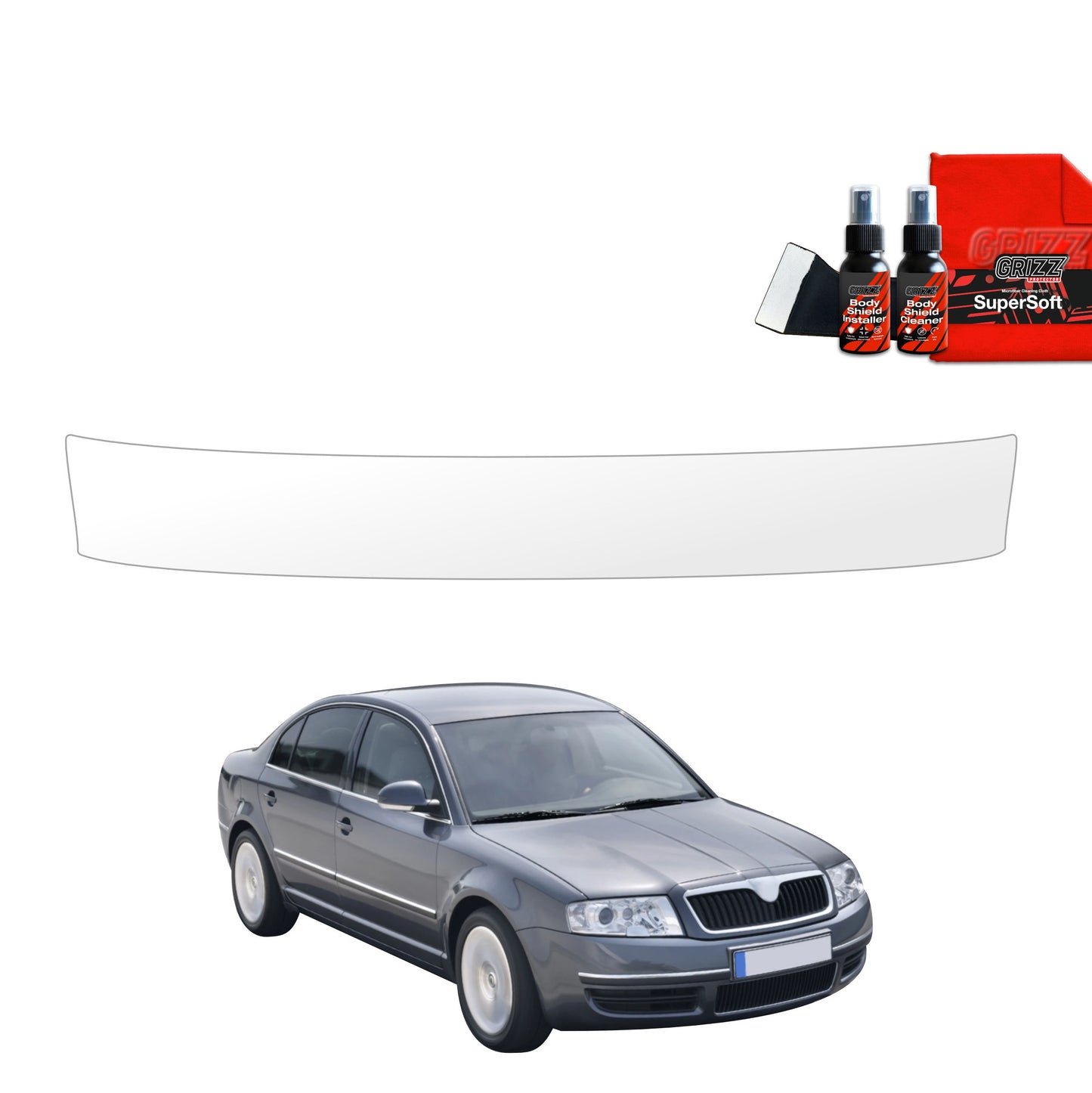 Protective film for trunk threshold for Skoda Superb (2001-2008)