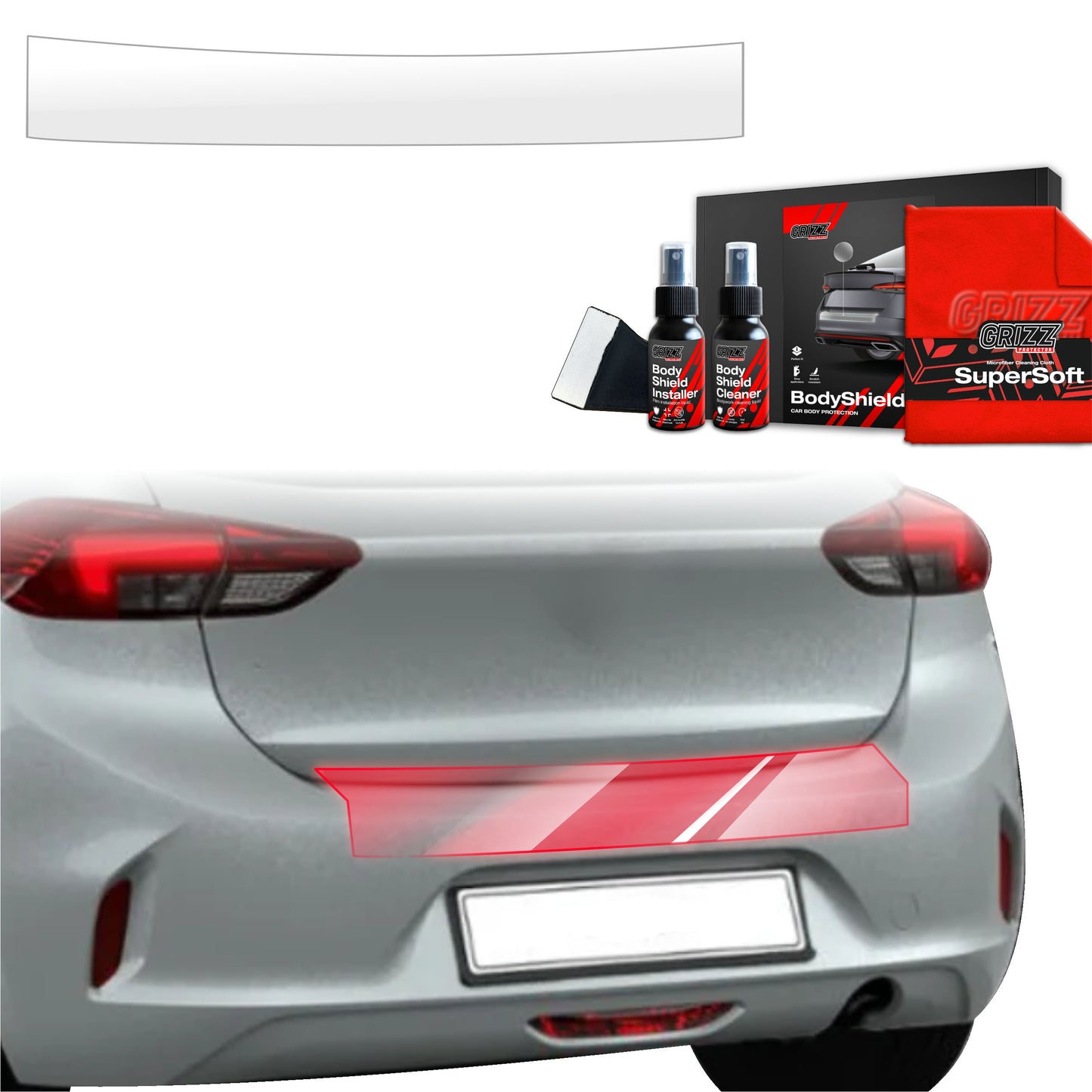 Protective film for trunk threshold for Opel Corsa (2023-2025)