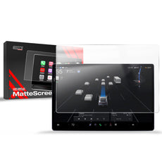 Anti-fingerprint screen film Tesla Model S Facelift (2025) Matte Grizz