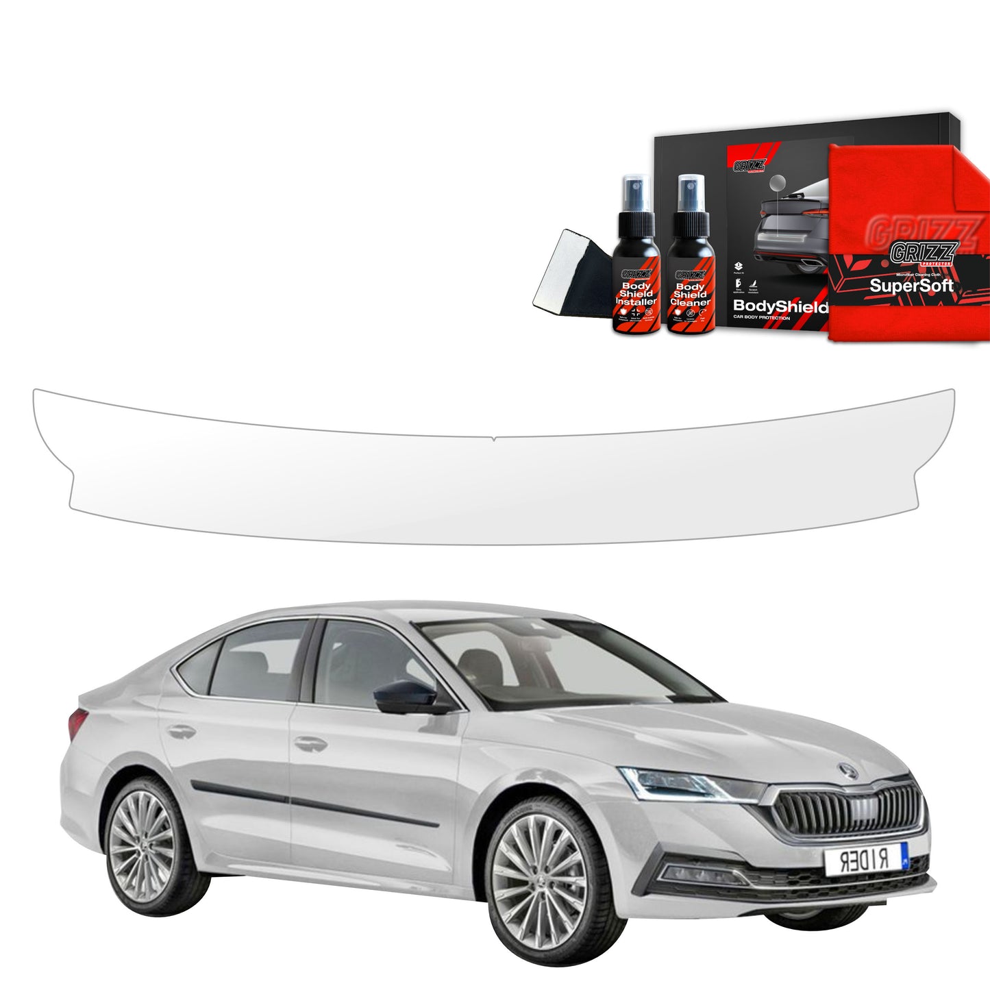 Protective film for trunk threshold for Skoda Octavia 4 Hatchback (2019-2024)