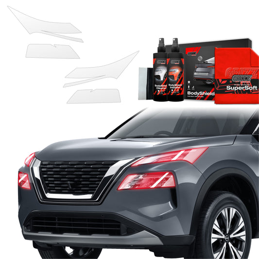 4in1 Protective film for lights for Nissan X-Trail Facelift (2024-2025)