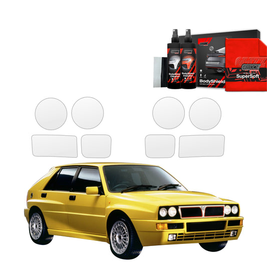 8in1 Protective film for lights for Lancia Delta Integrale (1992-1994)