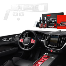 4in1 Grizz protective interior film Volvo XC60 (2021-2025) Transparent PianoSkin