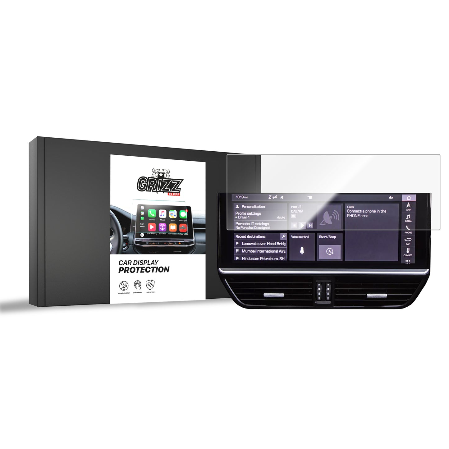 Ceramic screen film Porsche Cayenne 3 (2017-2023) Grizz