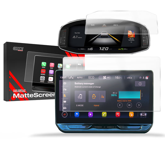 Anti-fingerprint screen film Cupra Terramar 12.9‚Äú (2024-2025) Matte Grizz 2in1