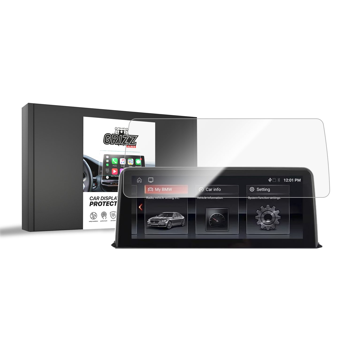 Ceramic screen film BMW X1 F48 8.8" (2015-2019) Grizz