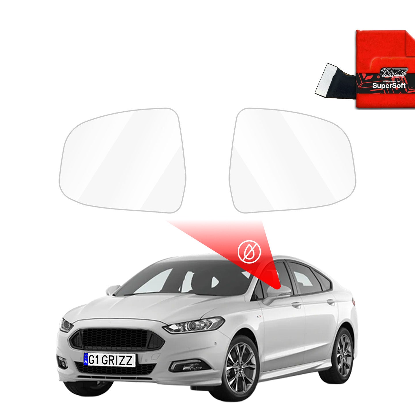Rainproof film for mirrors for Ford Mondeo 5 (2014-2019)