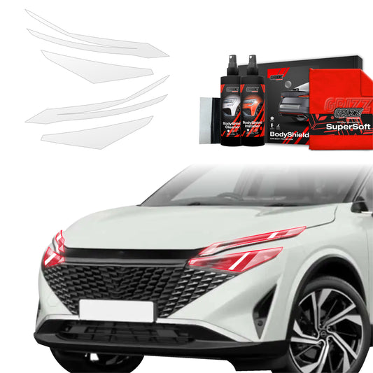 4in1 Protective film for lights for Nissan Qashqai 3 Facelift (2024-2025)