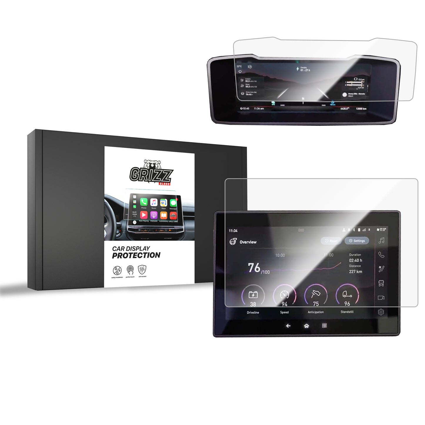 Ceramic screen film Renault K Evolution Grizz 2in1