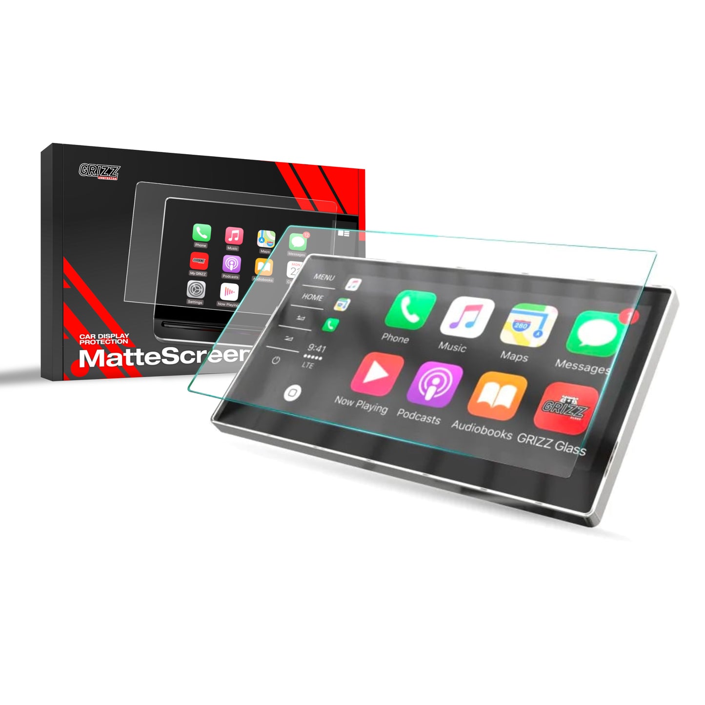 Anti-fingerprint screen film Skoda Karoq 9,2" Columbus (2017-2025) Matte Grizz